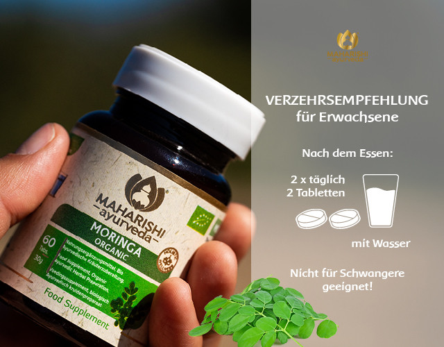 Moringa, Maharishi, 100% natural