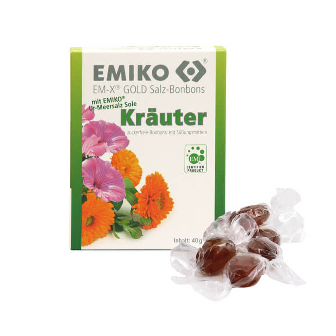 EM-X Gold Salz-Bonbons Kräuter