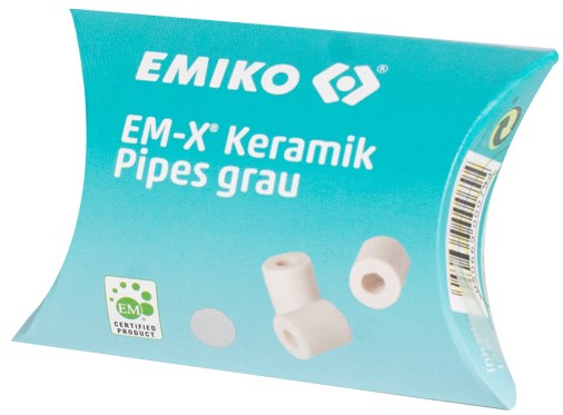 EM-X Keramik pipes grau, 12St.