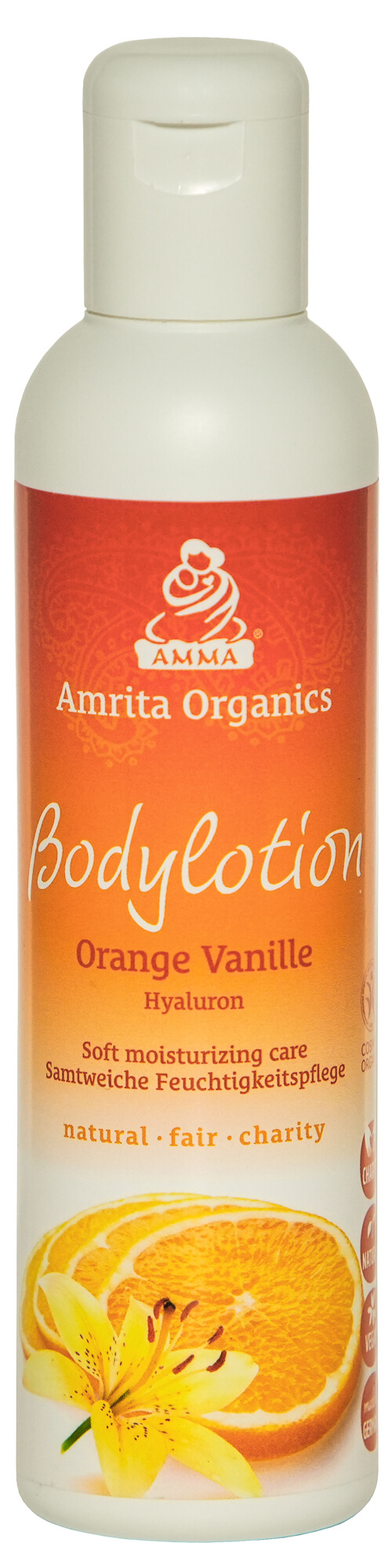 Bodylotion Orange-Vanille mit Hyaluron