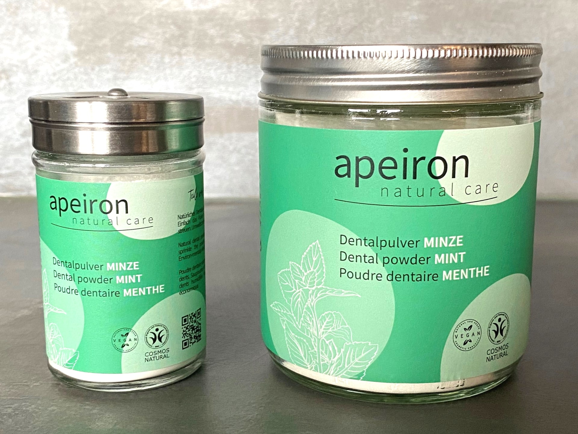 Dentalpulver Minze, Apeiron