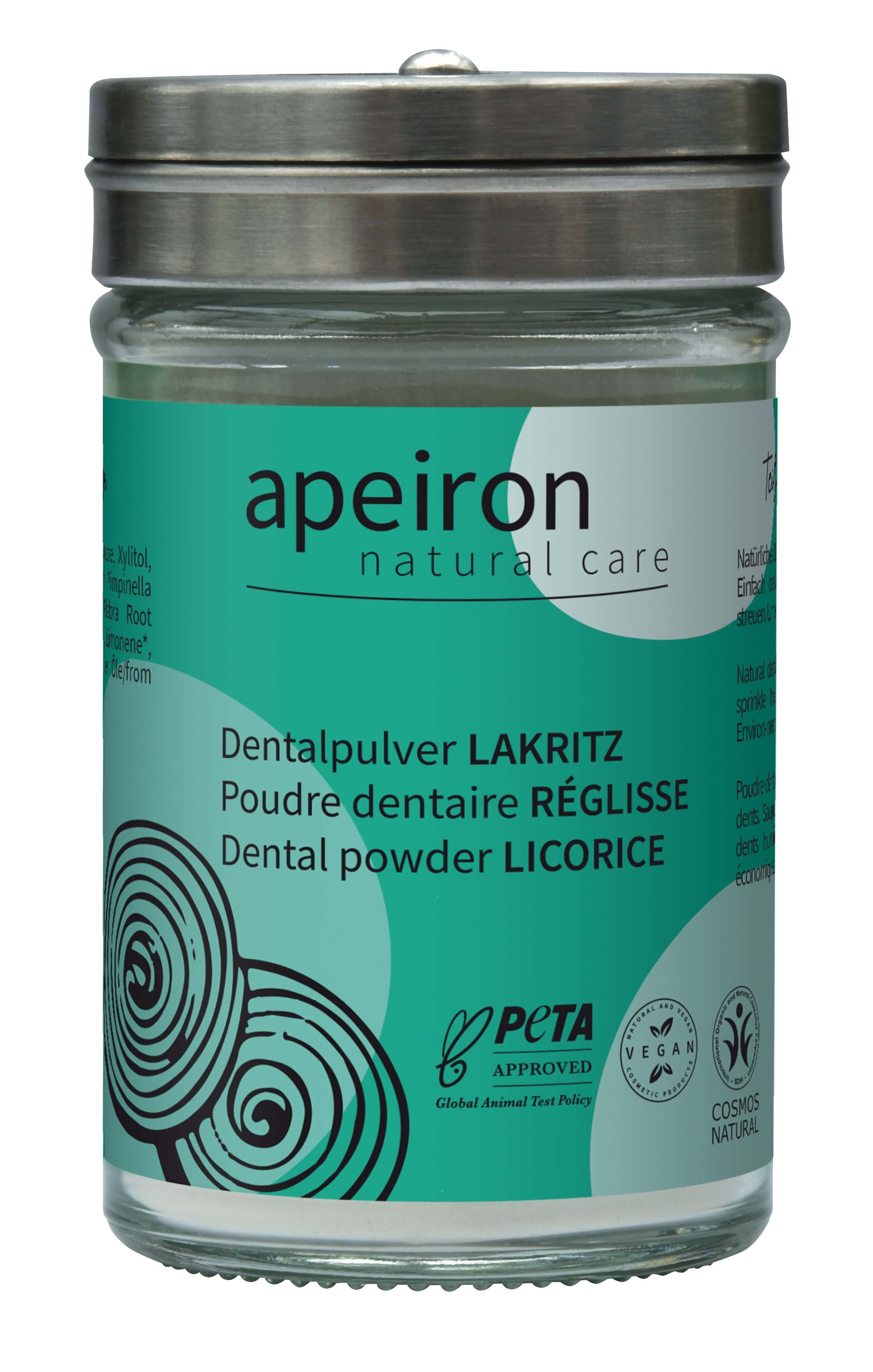 Dentalpulver Lakritz, Apeiron