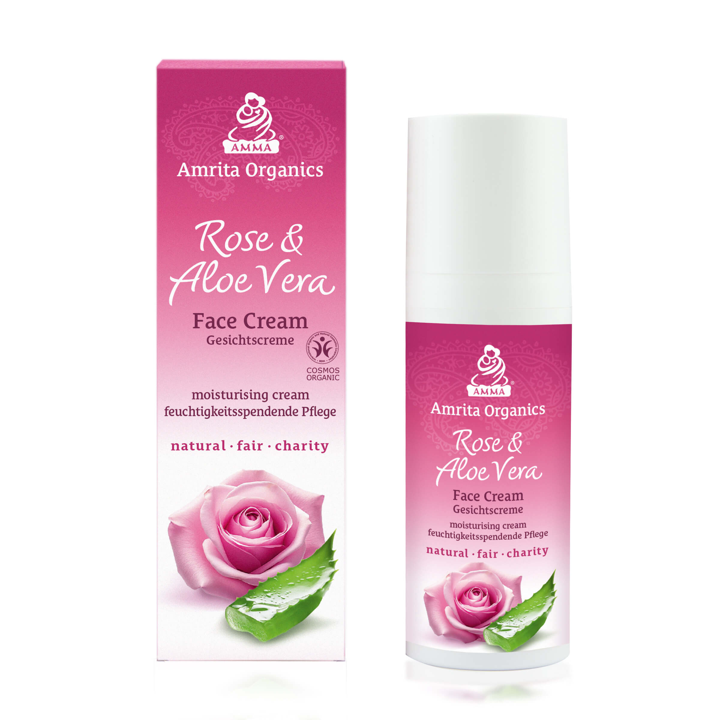 Gesichtscreme Rose & Aloe Vera